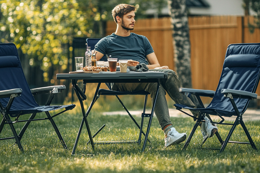 Space-Saving Camping Table