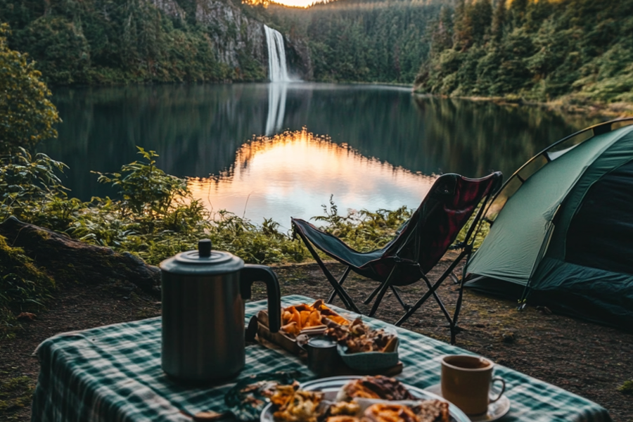 Space-Saving Camping Table